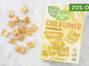 Cheddar Cauliflower Crackers