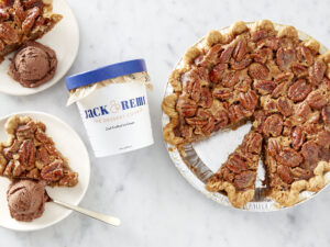 Coffee Cocoa Nib Ice Cream & Bourbon Pecan Pie