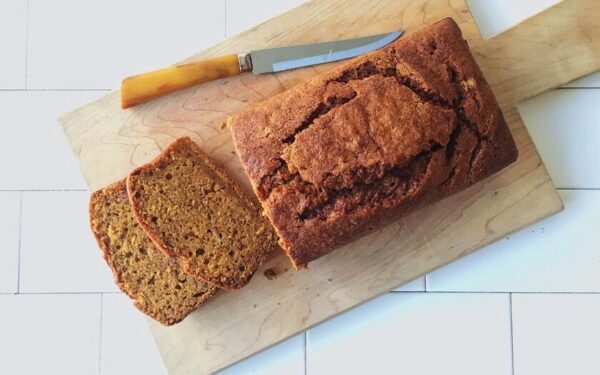 Fresh Roasted Pumpkin Bread