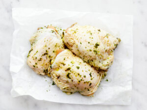 Garlic-Herb Marinated Chicken Thighs