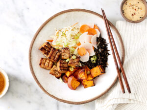 Japanese Nourish Bowl with Tamari Roasted Tofu