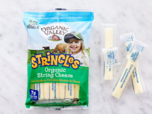Mozzarella StringlesÂ® Organic String Cheese