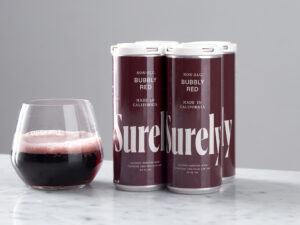 Non-Alcoholic Bubbly Red Wine