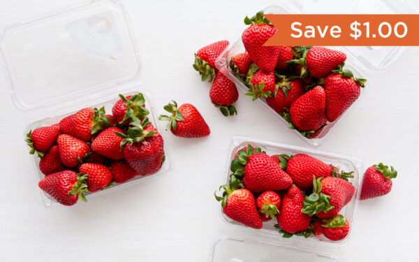 Organic & Fair Trade Strawberries 3-Pack (Mexico)