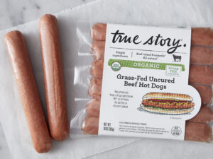 Organic Grass-Fed Uncured Beef Hot Dog