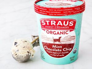 Organic Mint Chocolate Chip Ice Cream