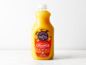 Organic Orange Juice with No Pulp