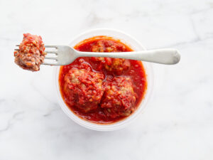 Pork & Beef Meatballs in Tomato Sauce
