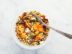 Quinoa Salad with Feta & Kalamata Olives