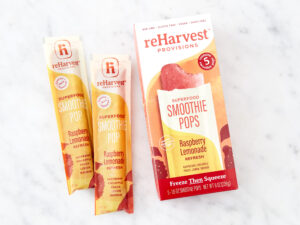 Raspberry Lemonade Smoothie Pops