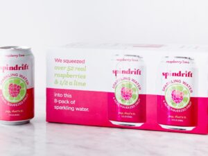 Raspberry Lime Sparkling Water
