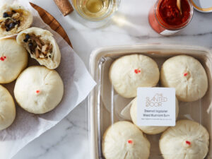 Steamed Vegetarian Mushroom Buns