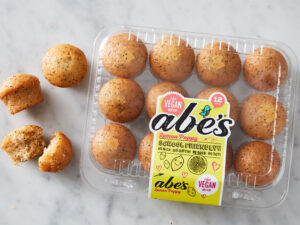 Vegan Lemon Poppy Mini Muffins