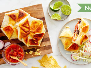Veggie Crunch Wraps with Cabbage Slaw