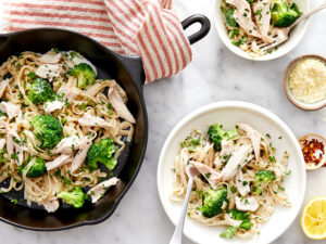 Wheat-Free Chicken Alfredo Pasta