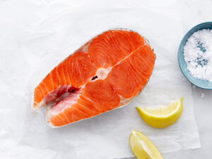 Wild Coho Salmon Steak (Frozen)